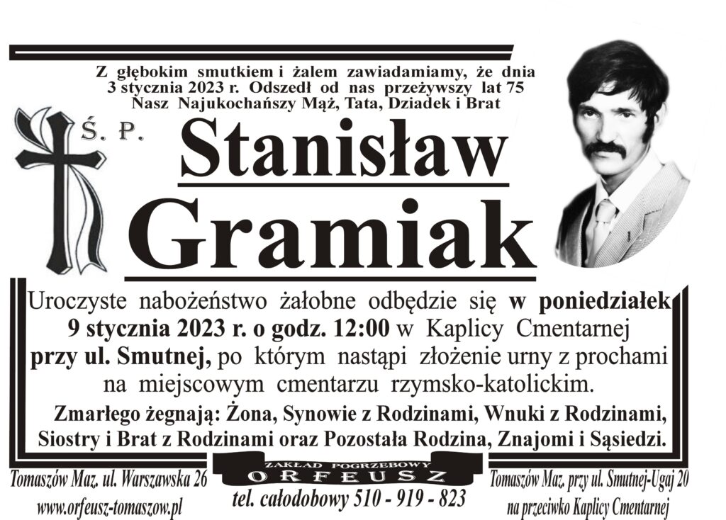 Read more about the article śp. Stanisław Gramiak