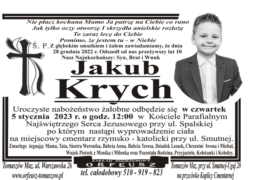 Read more about the article śp. Jakub Krych